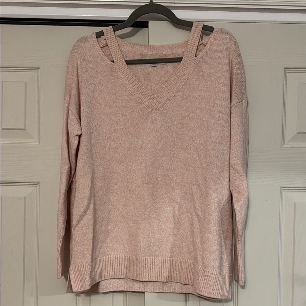 LOFT Light Pink Sweater - Picture 1 of 5